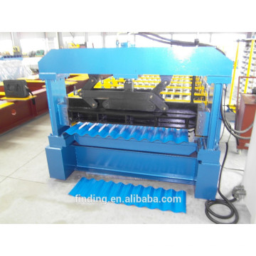 Machine make corrugated steel roof sheet